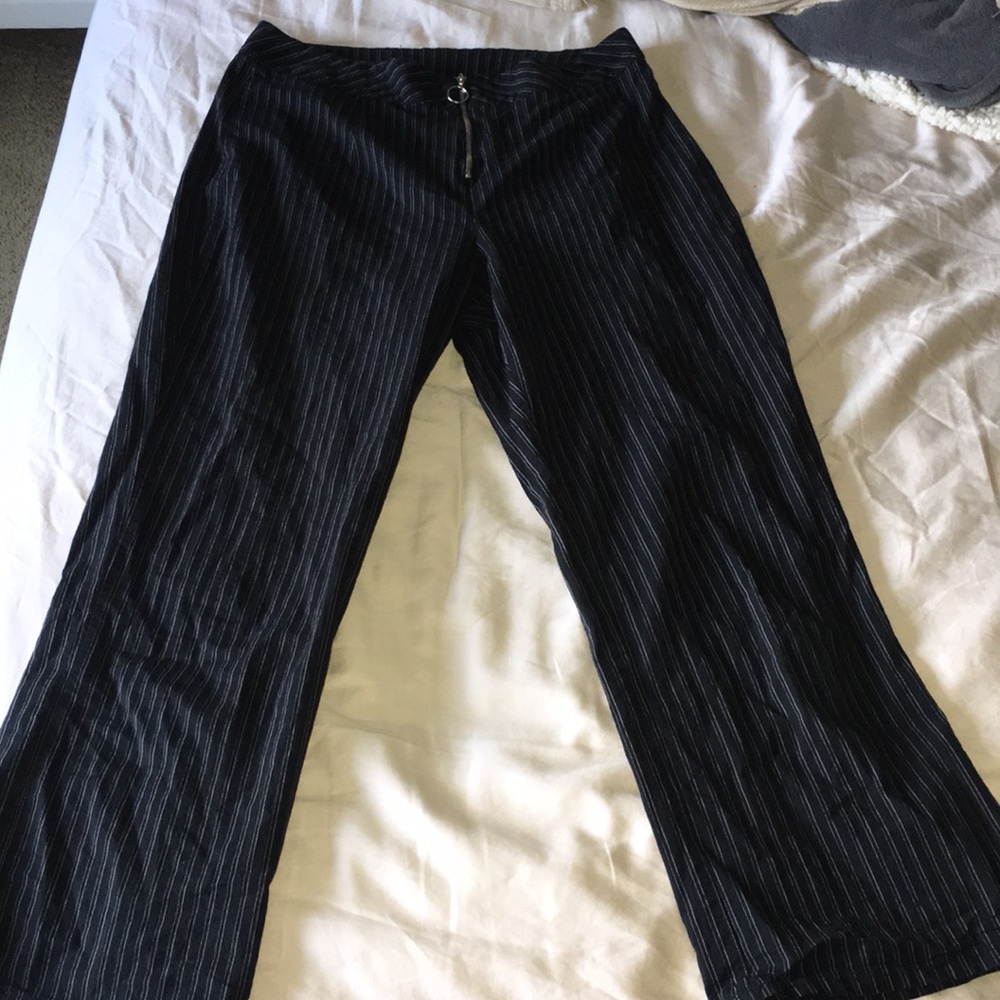 pacsun striped capris